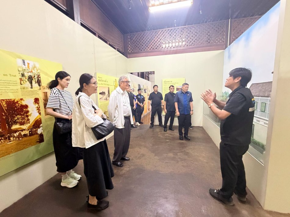 เทศบาลเมืองตราด ต้อนรับเลขาธิการสภากาชาดไทย เยี่ยมชมพิพิธภัณฑสถานเมืองตราด